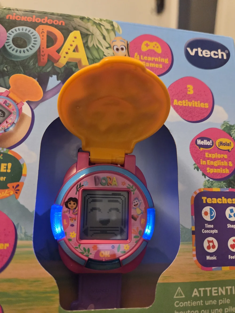 VTech Dora Kids Adventure Watch - Purple & Yellow